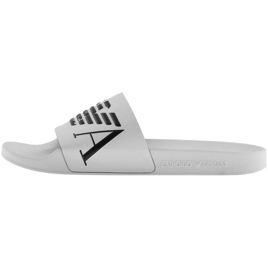 Alternative Image for ProductEmporio Armani Logo Sliders White2